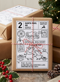 10x North Pole Santa Delivery Parcel Labels – Peppa Pig Christmas Labels