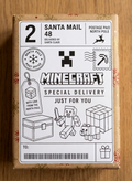 Personalised Minecraft Santa Delivery Label Stickers (4x6 Inches) x10